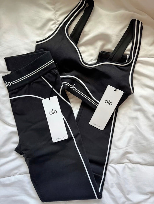 Black Alo Yoga Set
